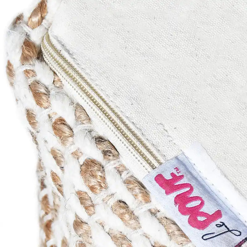 Caiman Handcrafted Boho Fabric Pouf