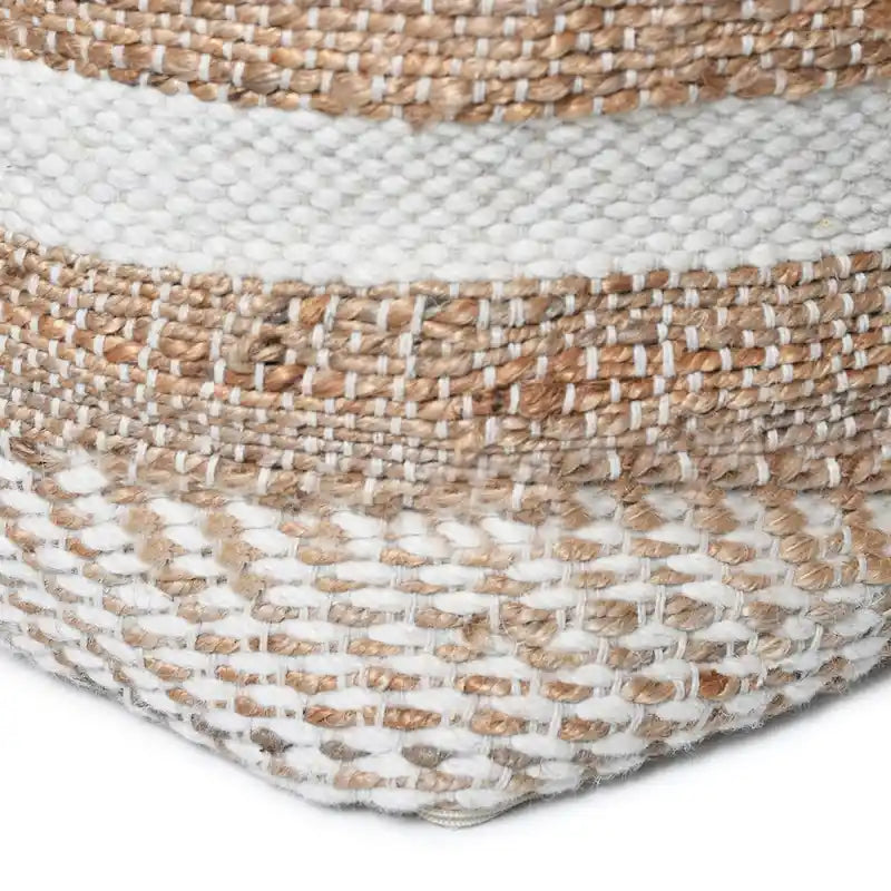 Caiman Handcrafted Boho Fabric Pouf