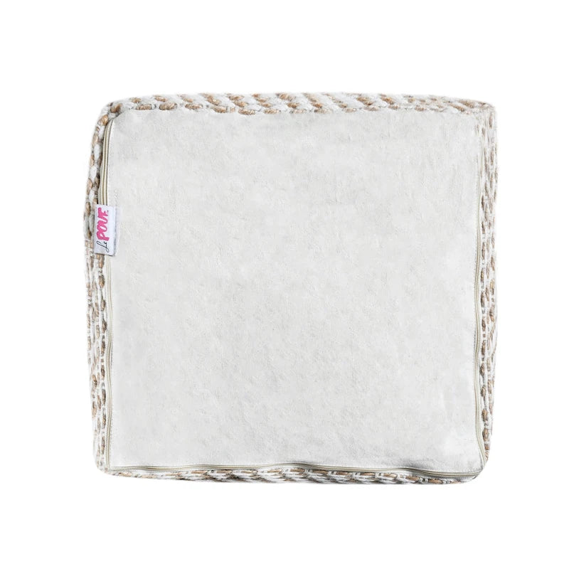 Caiman Handcrafted Boho Fabric Pouf