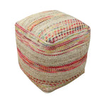 Caiman Handcrafted Boho Fabric Pouf