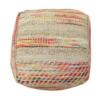 Caiman Handcrafted Boho Fabric Pouf