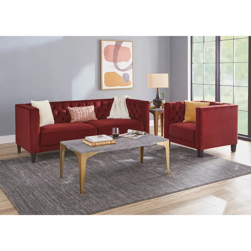 Modern Chesterfield Back Sofa