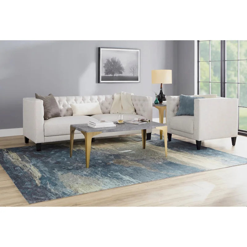 Modern Chesterfield Back Sofa
