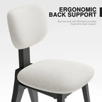 Solid Wood Dining Chairs(Set Of 2) - 21*19*33