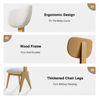 Solid Wood Dining Chairs(Set Of 2) - 21*19*33