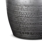 WYNDENHALL Jean 15 Wide Tribal Pattern Metal Accent Table & Assembled - 15w x 15 d x 20 h