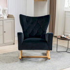 Tufted Rocking Chair Single Sofa Accent Rocker