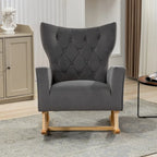 Tufted Rocking Chair Single Sofa Accent Rocker
