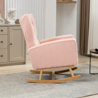 Tufted Rocking Chair Single Sofa Accent Rocker