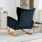 Tufted Rocking Chair Single Sofa Accent Rocker