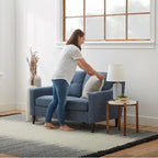 Brookside Ellen 54 Upholstered Scooped Arm Loveseat