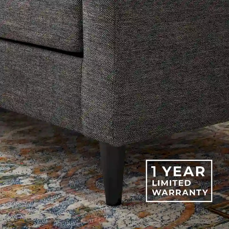 Brookside Ellen 54 Upholstered Scooped Arm Loveseat