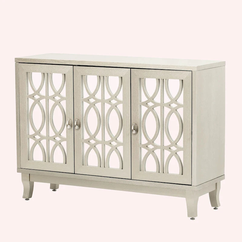 Sideboard with 3 Glass Doors
