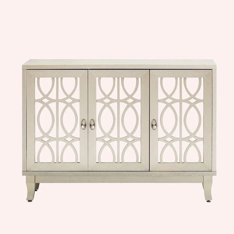 Sideboard with 3 Glass Doors