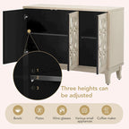 Sideboard with 3 Glass Doors