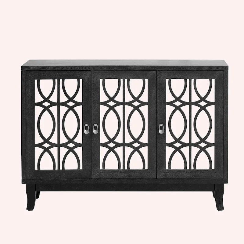 Sideboard with 3 Glass Doors