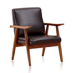 ArchDuke Amber Faux Leather Accent Chair