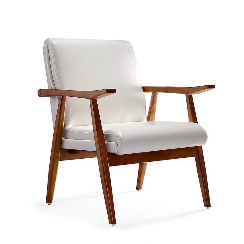 ArchDuke Amber Faux Leather Accent Chair