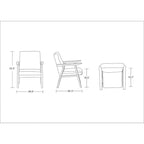 ArchDuke Amber Faux Leather Accent Chair