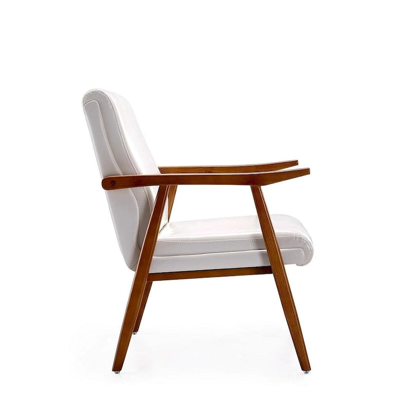 ArchDuke Amber Faux Leather Accent Chair
