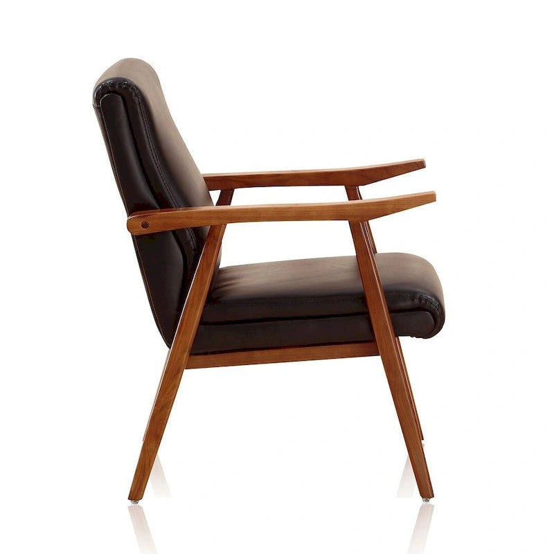 ArchDuke Amber Faux Leather Accent Chair