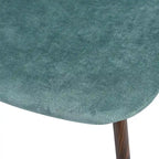 HomyLin Dining Chair Set of 4 Upholstered Fabric Low Back Armless