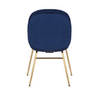 Porthos Home Cace Velvet Gold Leg Dining Chair