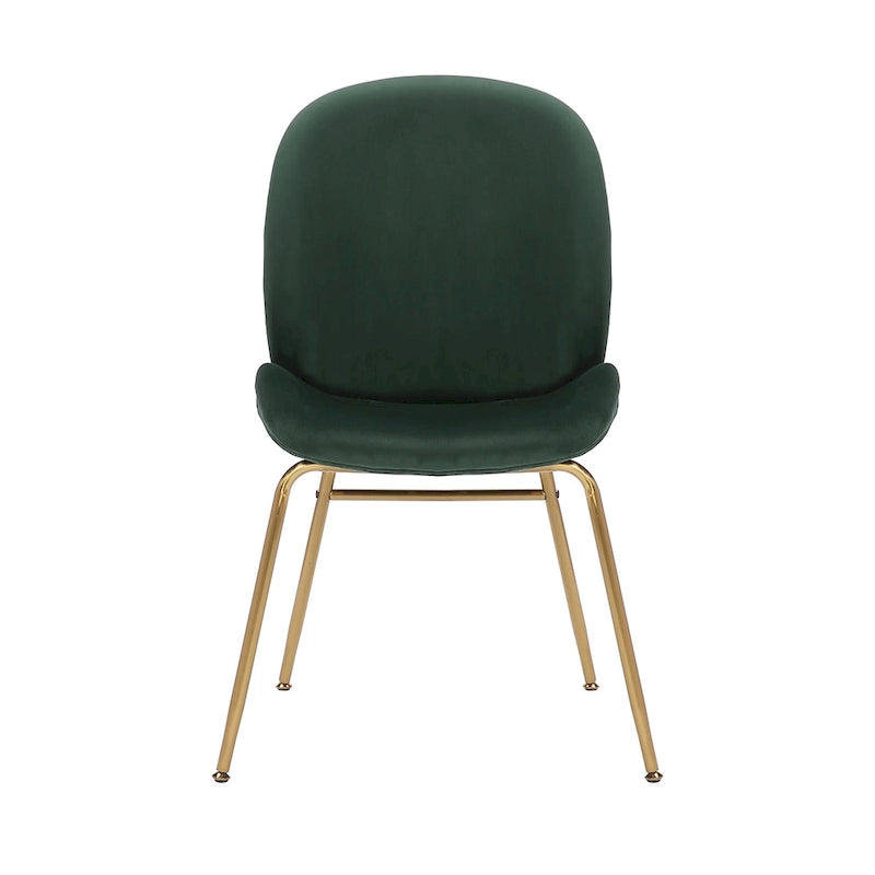 Porthos Home Cace Velvet Gold Leg Dining Chair