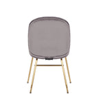 Porthos Home Cace Velvet Gold Leg Dining Chair