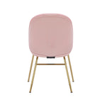 Porthos Home Cace Velvet Gold Leg Dining Chair