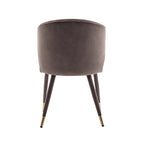 Porthos Home Ryn Velvet Dining Chairs with Gold Trim, Set of 2
