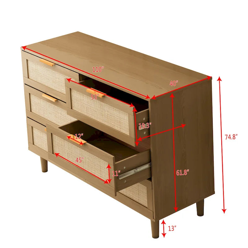 6 drawers Drawer, Bedroom,Living Room