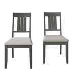 Classic Wooden Dining Chairs (Set of 2) - N/A