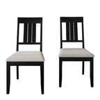 Classic Wooden Dining Chairs (Set of 2) - N/A