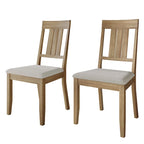 Classic Wooden Dining Chairs (Set of 2) - N/A
