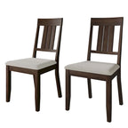 Classic Wooden Dining Chairs (Set of 2) - N/A