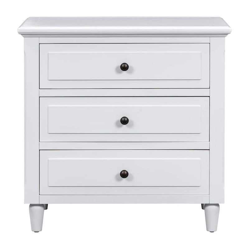 3-Drawer Wood Cabinet