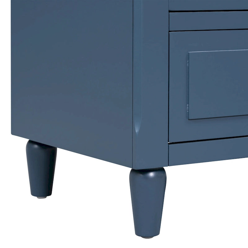 3-Drawer Wood Cabinet