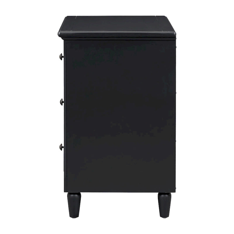 3-Drawer Wood Cabinet