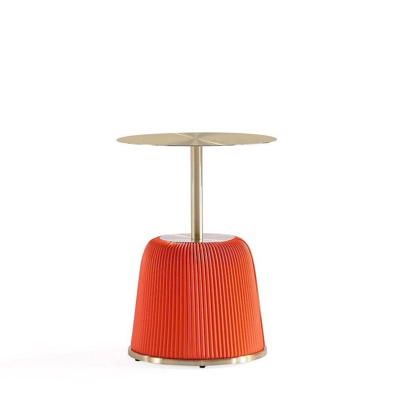 Manhattan Comfort Modern Anderson 1.0 Upholstered End Table