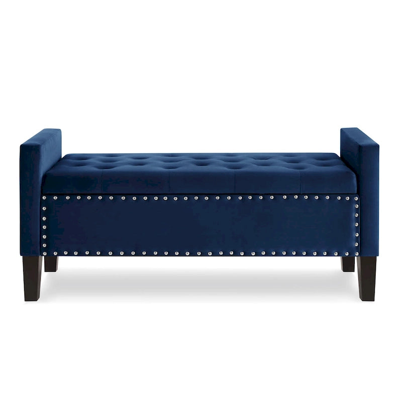 Entryway Living Room Soft Padded Seat with Armrest,Bed Bench