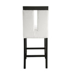 Strick & Bolton Lange Modern Upholstered Counter Height Chair (Set of 2)