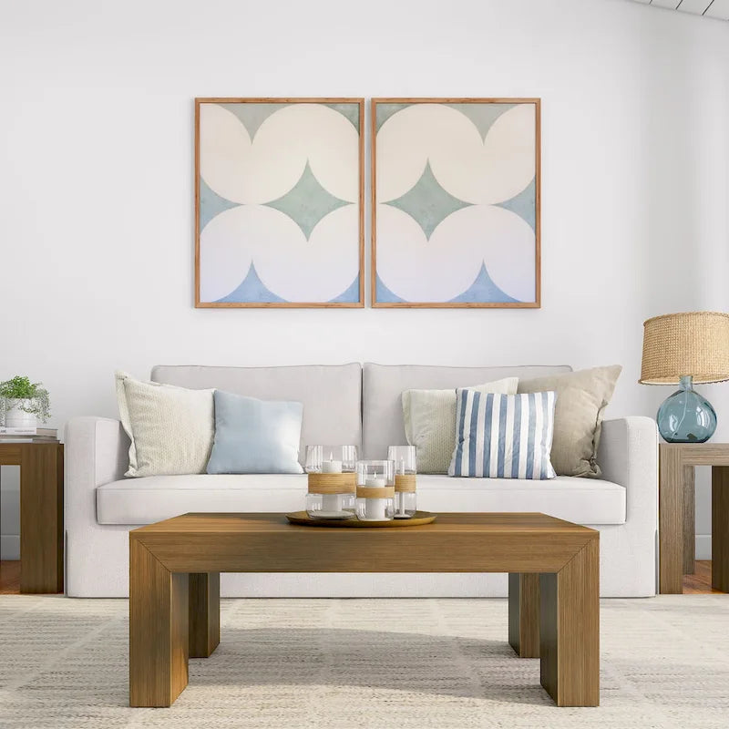 Plank and Beam Modern Rectangular Coffee Table - 40 x 20
