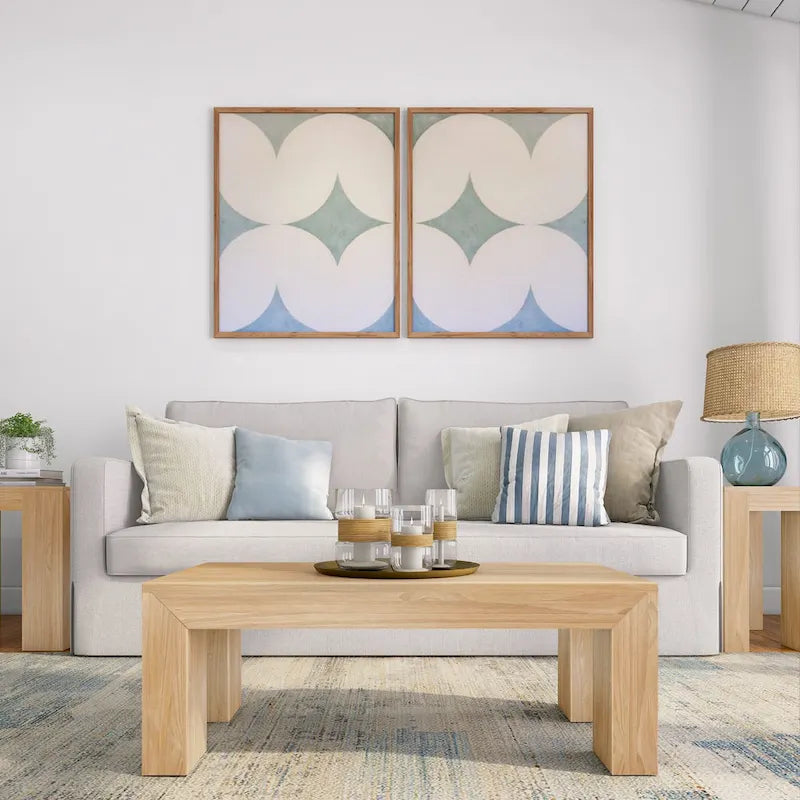 Plank and Beam Modern Rectangular Coffee Table - 40 x 20