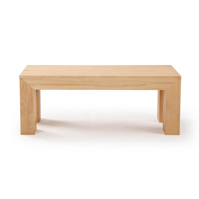 Plank and Beam Modern Rectangular Coffee Table - 40 x 20