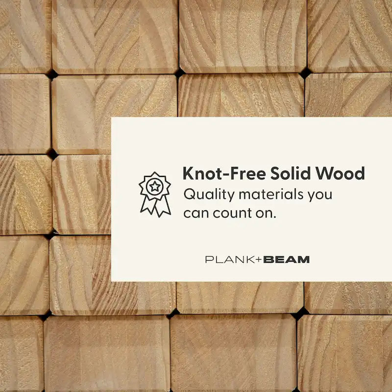 Plank and Beam Modern Rectangular Coffee Table - 40 x 20