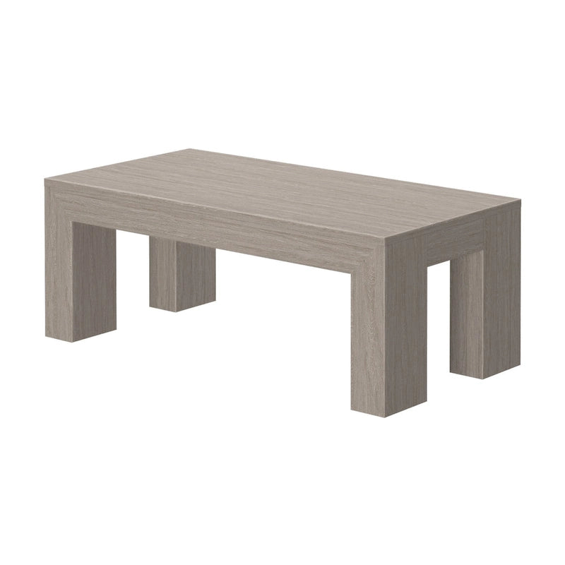 Plank and Beam Modern Rectangular Coffee Table - 40 x 20