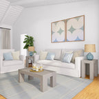 Plank and Beam Modern Rectangular Coffee Table - 40 x 20