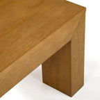 Plank and Beam Modern Rectangular Coffee Table - 40 x 20