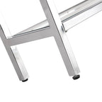 Carolina Living Chrysalis 3 Tier Glass Top Console Table - Gold